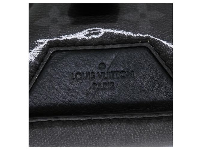 LOUIS VUITTON Eclipse Glaze Messenger PM Shoulder Bag Gray M52218 LV Auth 30549SAV Brown - view 9