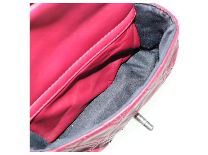 CHANEL Mochila Matelassé de Piel de Cordero Burdeos CC Auth 30736SAV - vista 19