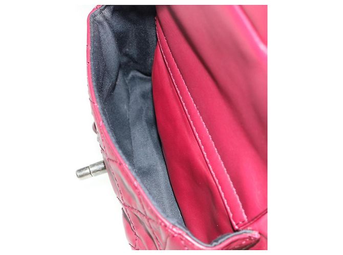 CHANEL Mochila Matelassé de Piel de Cordero Burdeos CC Auth 30736SAV - vista 20