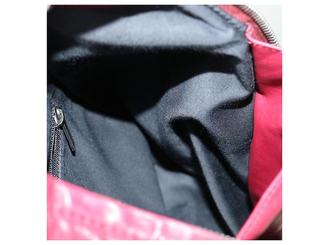CHANEL Mochila Matelassé de Piel de Cordero Burdeos CC Auth 30736SAV - vista 22