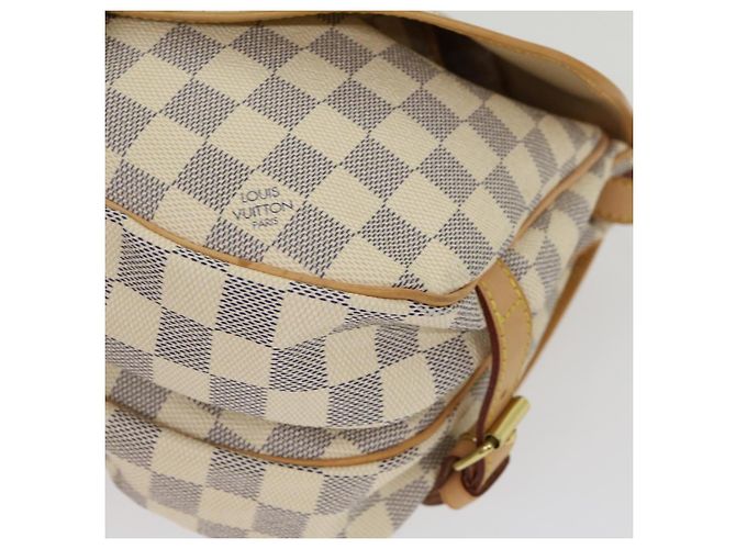LOUIS VUITTON Borsa a Spalla Saumur 30 in Tela Damier Azur N48202 LV Auth 31179SAV - vista 14