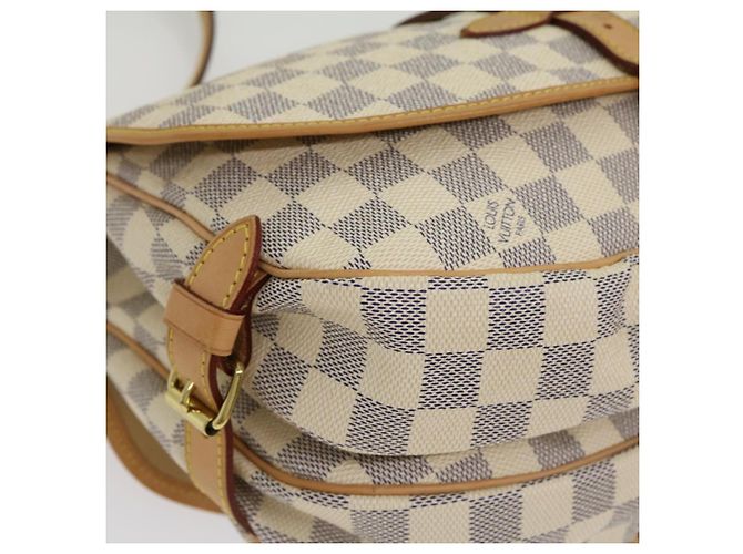 LOUIS VUITTON Borsa a Spalla Saumur 30 in Tela Damier Azur N48202 LV Auth 31179SAV - vista 17