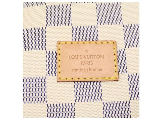 LOUIS VUITTON Borsa a Spalla Saumur 30 in Tela Damier Azur N48202 LV Auth 31179SAV - vista 20