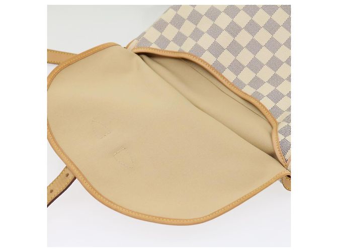 LOUIS VUITTON Borsa a Spalla Saumur 30 in Tela Damier Azur N48202 LV Auth 31179SAV - vista 23