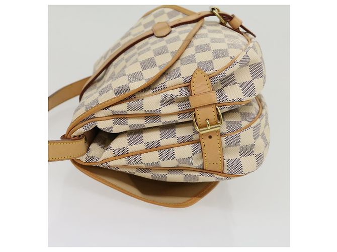 LOUIS VUITTON Borsa a Spalla Saumur 30 in Tela Damier Azur N48202 LV Auth 31179SAV - vista 3