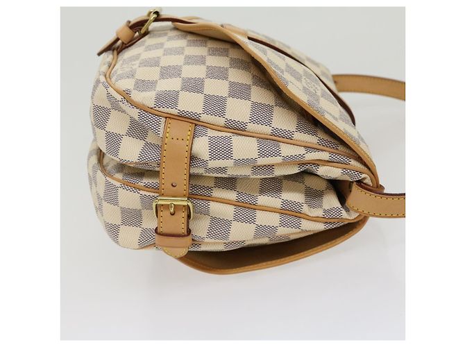 LOUIS VUITTON Borsa a Spalla Saumur 30 in Tela Damier Azur N48202 LV Auth 31179SAV - vista 4