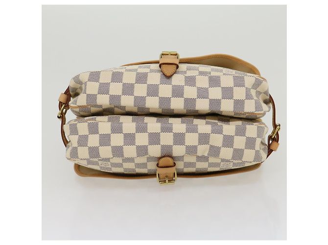 LOUIS VUITTON Borsa a Spalla Saumur 30 in Tela Damier Azur N48202 LV Auth 31179SAV - vista 5
