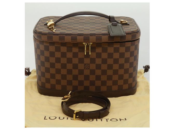 LOUIS VUITTON Borsa a Mano Nice Damier Ebene SPO 2way N47280 LV Auth 32758SAV - vista 12