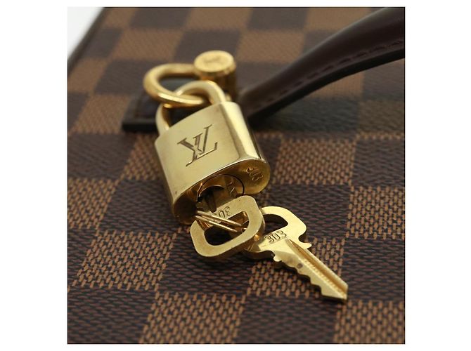 LOUIS VUITTON Borsa a Mano Nice Damier Ebene SPO 2way N47280 LV Auth 32758SAV - vista 21