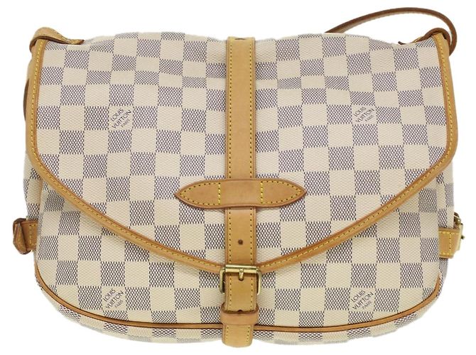 LOUIS VUITTON Borsa a Spalla Damier Azur Saumur 30 N48202 LV Auth 37002SAV - vista 13