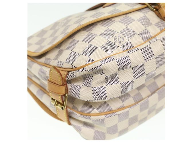 LOUIS VUITTON Borsa a Spalla Damier Azur Saumur 30 N48202 LV Auth 37002SAV - vista 15