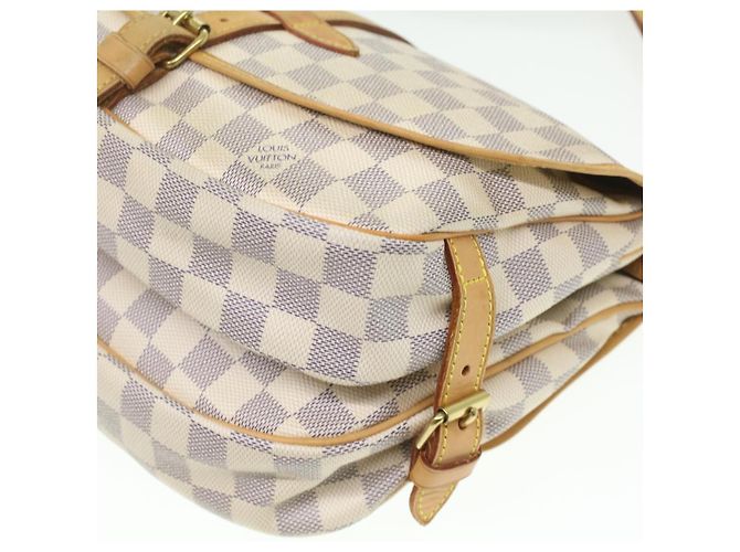 LOUIS VUITTON Borsa a Spalla Damier Azur Saumur 30 N48202 LV Auth 37002SAV - vista 16