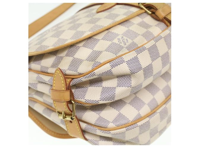 LOUIS VUITTON Borsa a Spalla Damier Azur Saumur 30 N48202 LV Auth 37002SAV - vista 17
