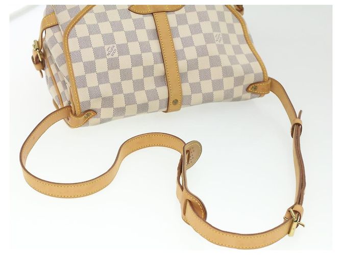 LOUIS VUITTON Borsa a Spalla Damier Azur Saumur 30 N48202 LV Auth 37002SAV - vista 7
