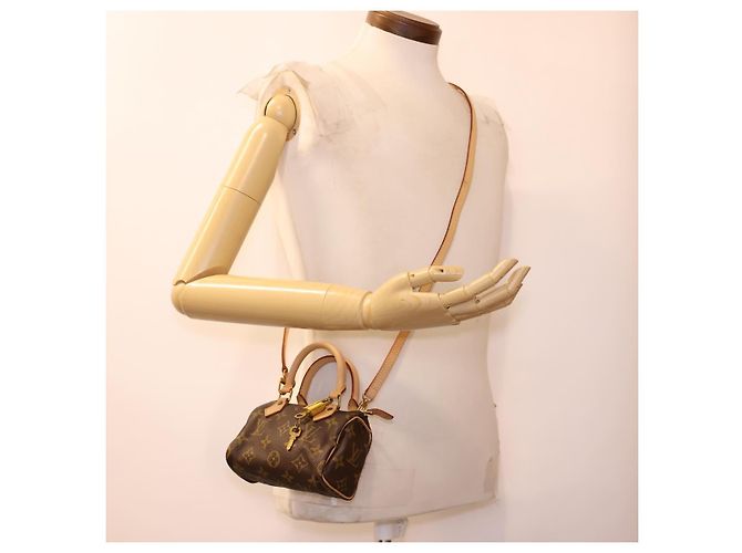 LOUIS VUITTON Borsa a Mano Mini Speedy Monogram M41534 LV Auth am4166SAV Monogramma - vista 27