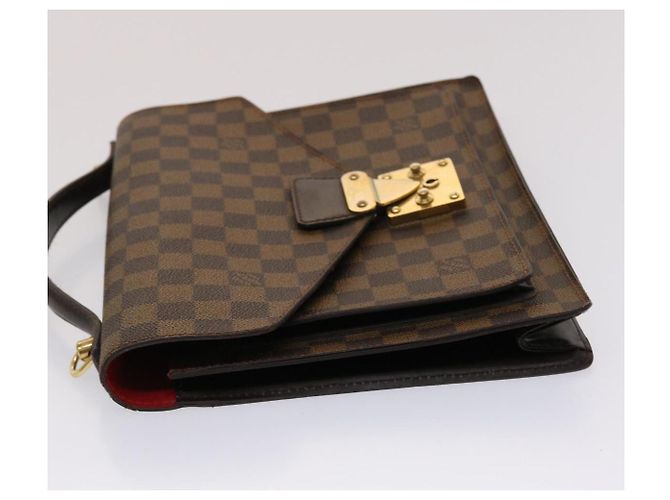 LOUIS VUITTON Damier Ebene Monceau 28 Hand Bag SPO 2way N48088 LV Auth 47539SAV - view 4