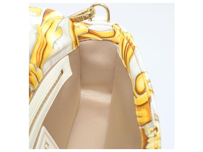 FENDI Baguette Schultertasche Polyester 2way Weiß 8BR600 AK2D Auth 48072SM - vista 23