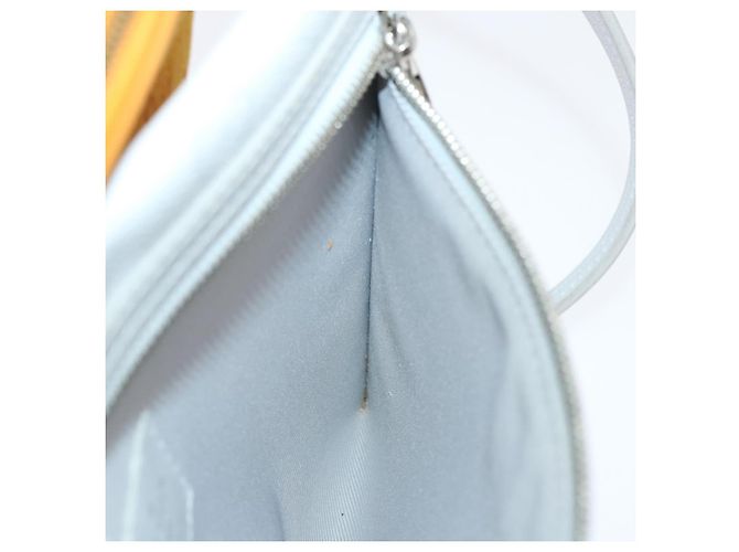 LOUIS VUITTON Borsa a Spalla Piatta Monogramma Bianca da Uomo Bron M44640 Auth 48487SAM Bronzo - vista 23