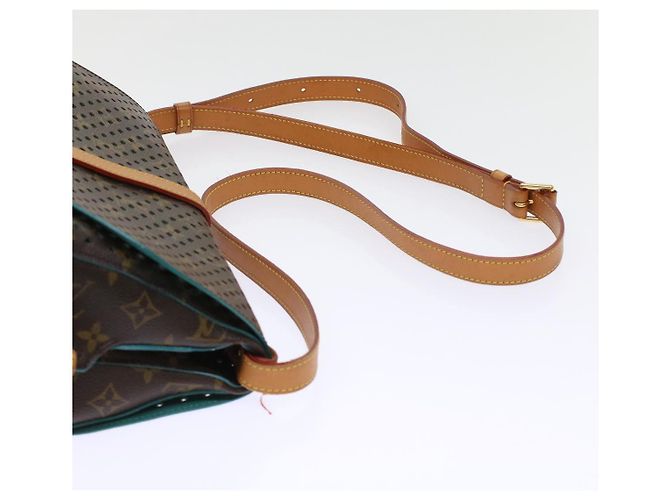 LOUIS VUITTON Borsa a Spalla Monogram Perfo Saumur 30 M93998 LV Auth 49620SAV Monogramma - vista 14
