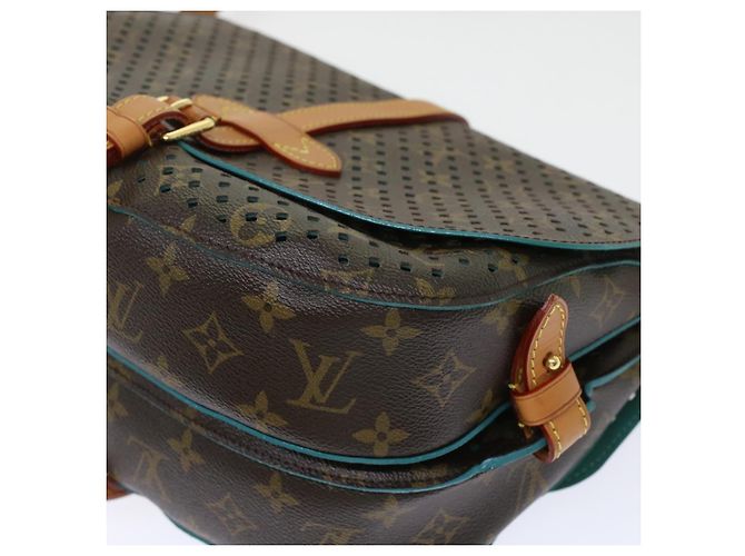 LOUIS VUITTON Borsa a Spalla Monogram Perfo Saumur 30 M93998 LV Auth 49620SAV Monogramma - vista 17