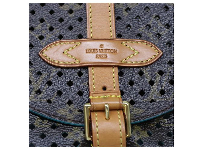 LOUIS VUITTON Borsa a Spalla Monogram Perfo Saumur 30 M93998 LV Auth 49620SAV Monogramma - vista 19