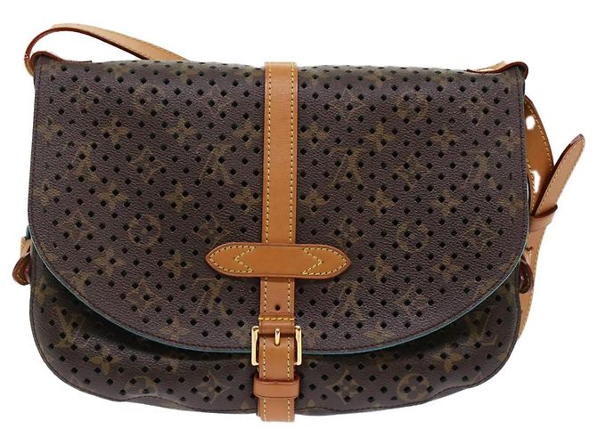 LOUIS VUITTON Borsa a Spalla Monogram Perfo Saumur 30 M93998 LV Auth 49620SAV Monogramma - vista 2