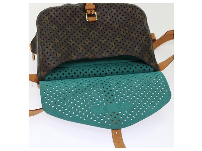 LOUIS VUITTON Borsa a Spalla Monogram Perfo Saumur 30 M93998 LV Auth 49620SAV Monogramma - vista 9