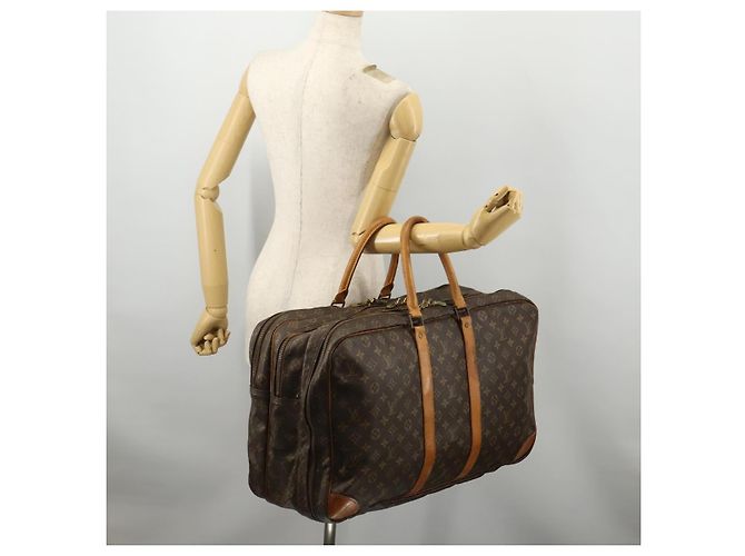 LOUIS VUITTON Borsa Boston Monogram Sac Trois Posh 50 M41376 LV Auth bs33922 Monogramma - vista 23