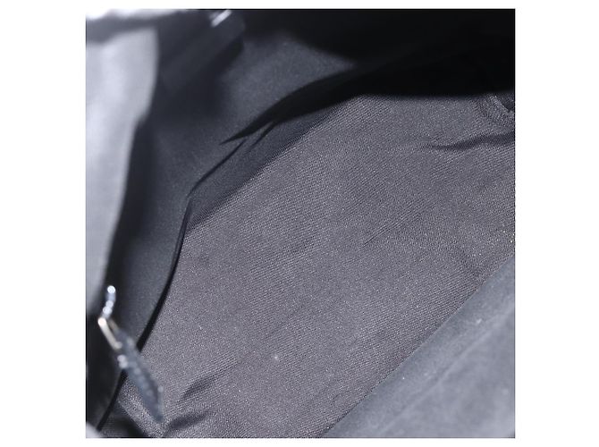 GUCCI GG Canvas Tote Bag Schwarz Silber 019 0402 1705 Auth am11183A - Ansicht 10