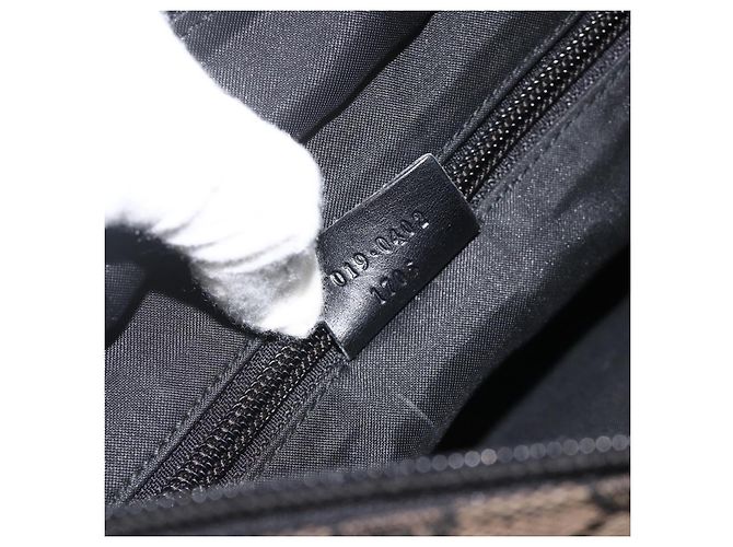 GUCCI GG Canvas Tote Bag Schwarz Silber 019 0402 1705 Auth am11183A - Ansicht 12
