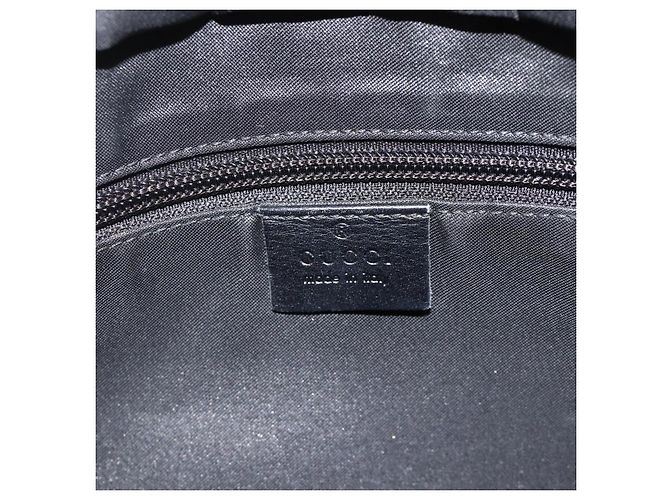 GUCCI GG Canvas Tote Bag Schwarz Silber 019 0402 1705 Auth am11183A - Ansicht 20