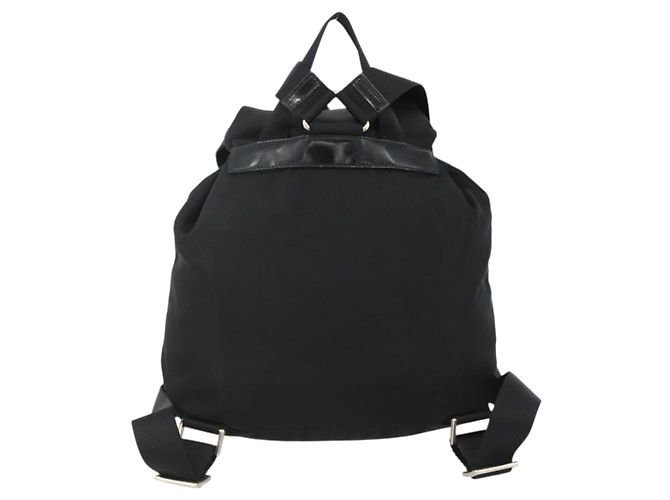 Zaino PRADA in nylon nero argento autentico 173833 - vista 2