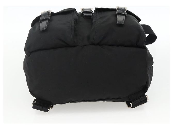 Zaino PRADA in nylon nero argento autentico 173833 - vista 5