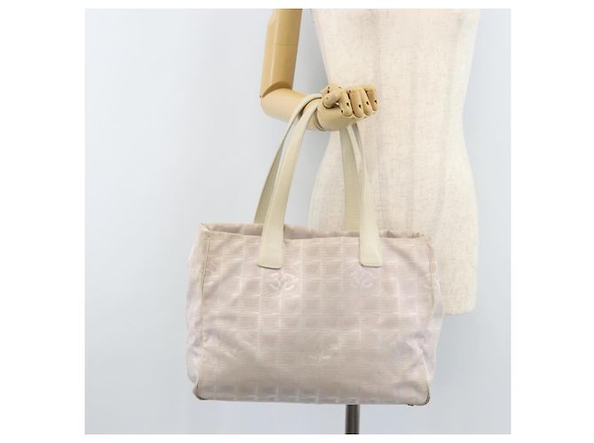 CHANEL Nuova Borsa Tote da Viaggio Nylon Rosa Oro CC Auth BA11718 D'oro - vista 21