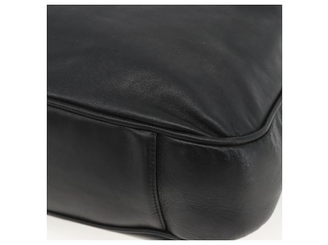 Borsa a Spalla in Pelle Gucci Bamboo 2way Nera Oro 001 1577 Auth gh2025 Nero D'oro - vista 15