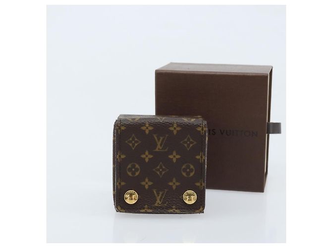 BOÎTE À BIJOUX Monogram LOUIS VUITTON Boîte à Bijoux LV Auth AMZ186A Monogramme - vue 12