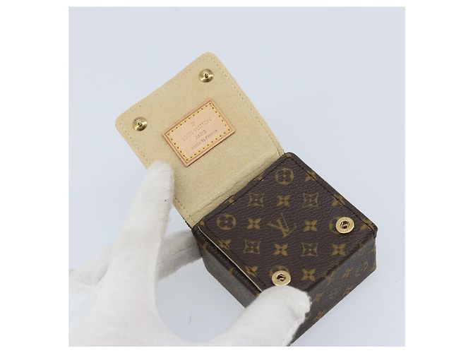 BOÎTE À BIJOUX Monogram LOUIS VUITTON Boîte à Bijoux LV Auth AMZ186A Monogramme - vue 17