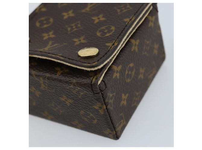 BOÎTE À BIJOUX Monogram LOUIS VUITTON Boîte à Bijoux LV Auth AMZ186A Monogramme - vue 7