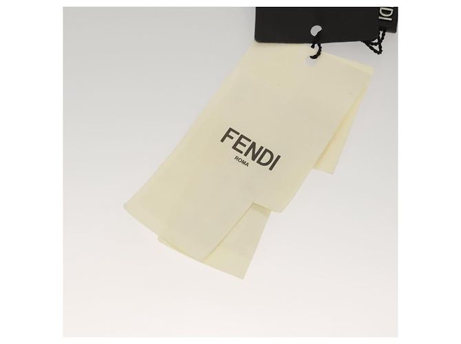FENDI Bunny Mark Jacobs Collaboration Tasche Leder Weiß Rot Silber Auth BD1711M - Ansicht 9