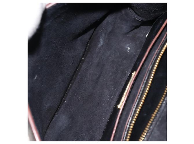 Borsa a Spalla Miu Miu in Pelle Nera e Oro Auth MX101V Nero D'oro - vista 9