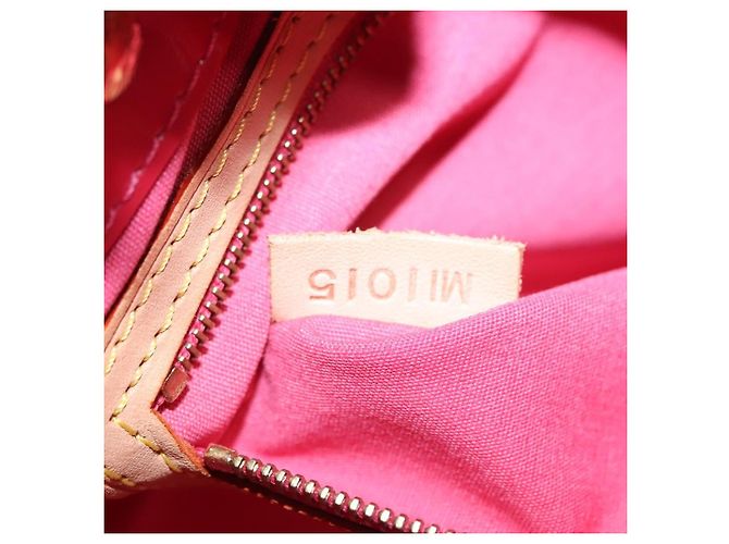 LOUIS VUITTON Borsa a Mano Monogram Vernis Reade PM FuchsiaPink M91221 Auth 114585V Rosa Fuschia - vista 11
