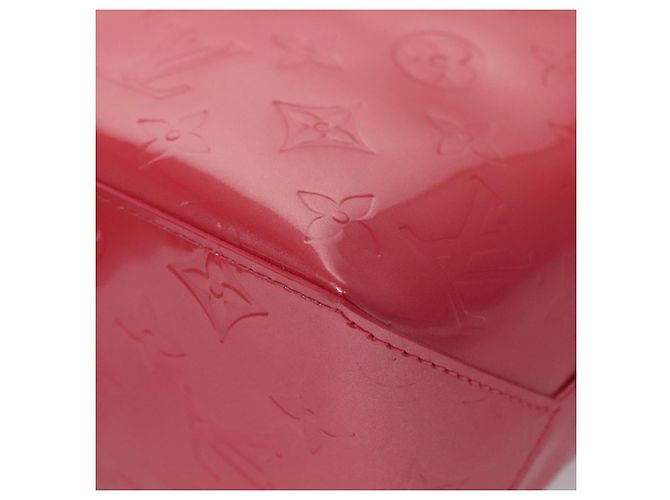 LOUIS VUITTON Borsa a Mano Monogram Vernis Reade PM FuchsiaPink M91221 Auth 114585V Rosa Fuschia - vista 16