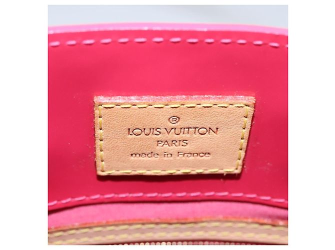 LOUIS VUITTON Borsa a Mano Monogram Vernis Reade PM FuchsiaPink M91221 Auth 114585V Rosa Fuschia - vista 18