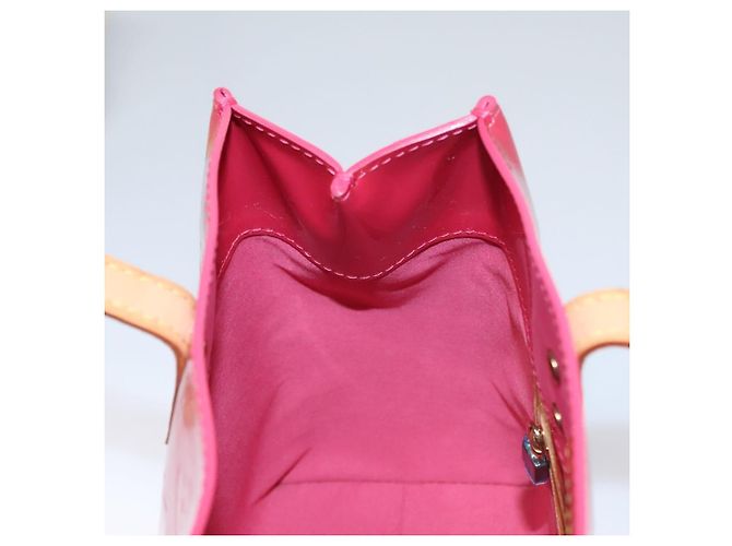 LOUIS VUITTON Borsa a Mano Monogram Vernis Reade PM FuchsiaPink M91221 Auth 114585V Rosa Fuschia - vista 20
