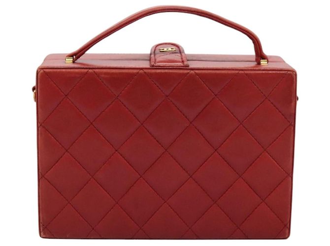 CHANEL Borsa Matelassé in Pelle di Agnello 2way Rossa CC Auth 115600V Rosso - vista 2