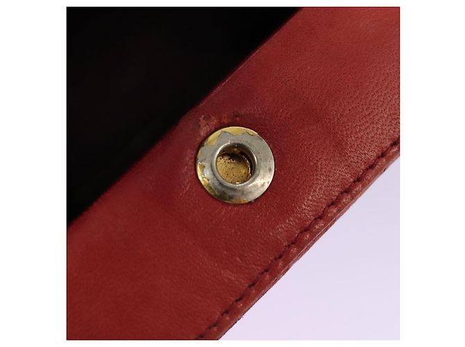 CHANEL Borsa Matelassé in Pelle di Agnello 2way Rossa CC Auth 115600V Rosso - vista 21