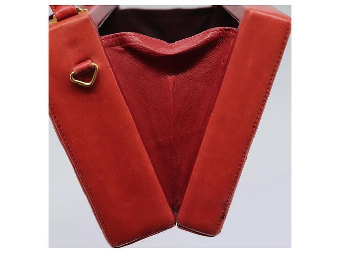 CHANEL Borsa Matelassé in Pelle di Agnello 2way Rossa CC Auth 115600V Rosso - vista 24
