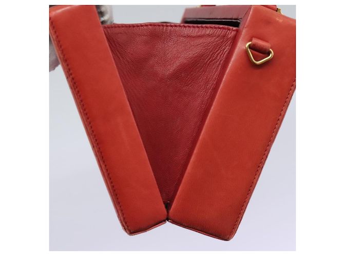 CHANEL Borsa Matelassé in Pelle di Agnello 2way Rossa CC Auth 115600V Rosso - vista 25