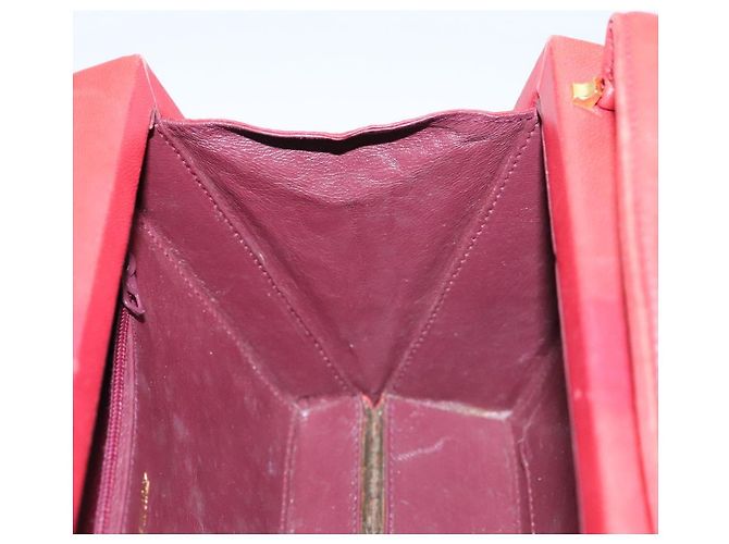 CHANEL Borsa Matelassé in Pelle di Agnello 2way Rossa CC Auth 115600V Rosso - vista 28