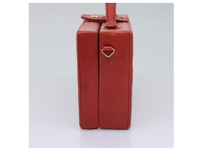 CHANEL Borsa Matelassé in Pelle di Agnello 2way Rossa CC Auth 115600V Rosso - vista 3